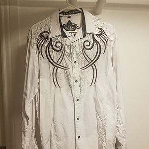 Roar XL long sleeve button up shirt